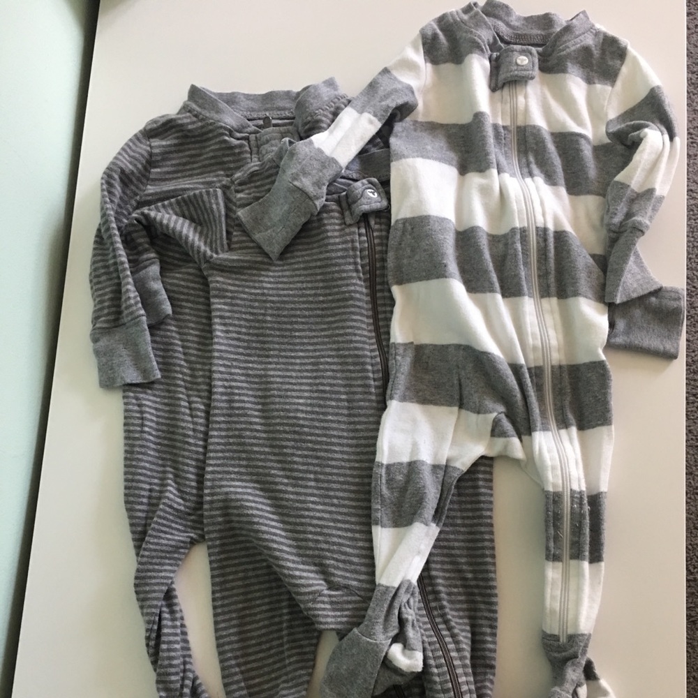 Burt’s bees sleeper bundle of three 3-6 month